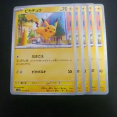 ピカチュウ 5枚まとめ売り