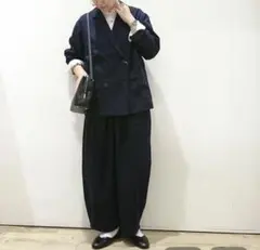 新品タグ付き　daysダブルジャケット　ネイビー