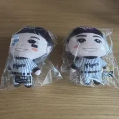 阪神タイガース ぬいぐるみ 2体セット 森下、中野