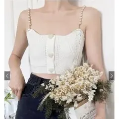 新品タグ付き ハートボタン キャミソール GRL 韓国風