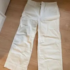 GAP ホワイト ワイドパンツ 美品　Ｍ