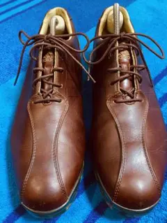 adidas ブラウン ゴルフシューズ