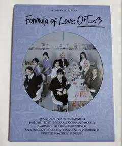 TWICE FORMULA OF LOVE:O+T=<3 アルバム