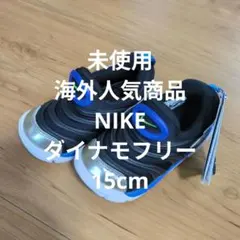 Nike キッズスニーカー ブラック/シルバー/ブルー