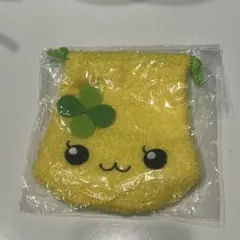 【新品未開封】しずくちゃん もこもこ巾着ポーチ　ハニーちゃん