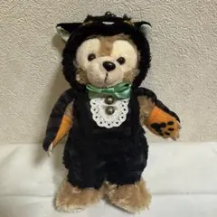 ダッフィー ぬいぐるみバッジ ハロウィン 黒猫のサムネイル
