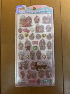 もんちっち　うるちゅるポップシール