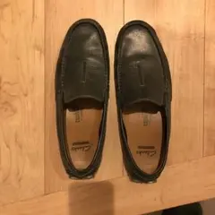 美品　クラークス　ローファー ダークグリーンのサムネイル