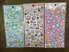 キャンディグリッターステッカー3セット