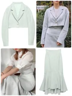 eimy istoire ショートジャケット&マーメイドスカート　セットアップ