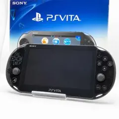 極美品】PS Vita PCH-1100クリスタル ブラック 本体 動作確認済 - メルカリ