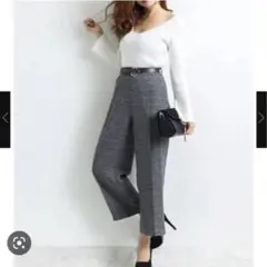 【お値下げ中】ハイウエストワイドパンツ