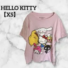 一点限り✨HELLO KITTY 【XS】キャラクターTシャツ ピンク サンリオ