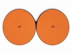 エルメス HERMES オレンジボックス 楕円形 空箱 2個セット 帽子箱