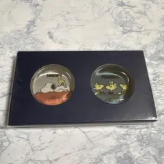 【未使用品】スヌーピー ウッドストック 箸置き　マリモクラフト　ガラス製