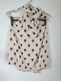 値下げ　H&M　ホルダーネック　シフォンブラウス　38　４月末終了