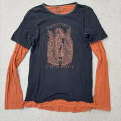 00s 米国製 ハンドメイド Unknown レイヤード ロンT 平成のサムネイル
