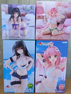 ToLOVEるダークネス　古手川唯　ララフィギュア　4体セット