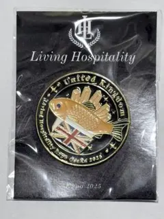 アメリカ Living Hospitality 大阪万博 2025 ピンバッジ Expo2025 Living Hospitality ロゴ ピンバッジ - メルカリ