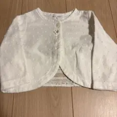 WILL MERY ドット柄カーディガン 80サイズ