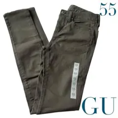 GU オリーブ スキニーパンツ　55 新品未使用