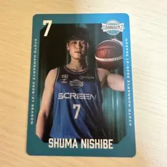 京都ハンナリーズ 選手トレカ 西部秀馬