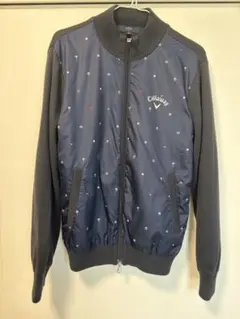 【美品】Callaway キャロウェイ Mサイズ ブルゾンジャケット ネイビー
