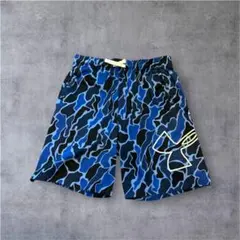 UNDER ARMOR 青迷彩スポーツパンツ