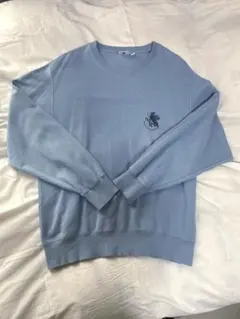 GU　スウェットシャツ　エヴァンゲリオン　ブルー　XL
