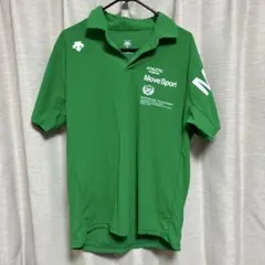 DESCENTE Move Sport ポロシャツ グリーン O