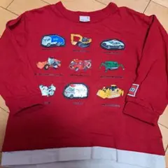 petit main トミカ　働く車 長袖Tシャツ 100cm