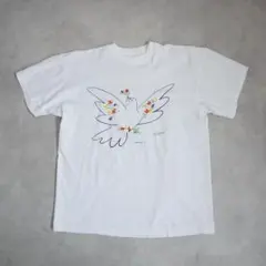 90s Picasso ピカソ 花束アートTシャツ Hanes USA製 - メルカリ
