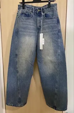 WYM VINTAGE WASHED CURVED DENIM サイズM