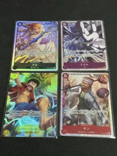 ワンピース　神の島の冒険　ルフィ　SEC ナミ エネル　ギン　SR