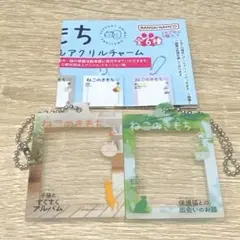 ねこのきもち だれでもアクリルチャーム 2種セット