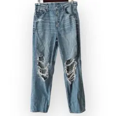 アメリカンイーグル ダメージジーンズ US8 REGULAR ゆるダボ