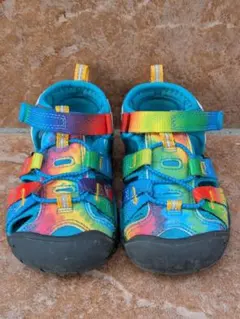 KEEN　キッズサンダル　青　13.5㎝