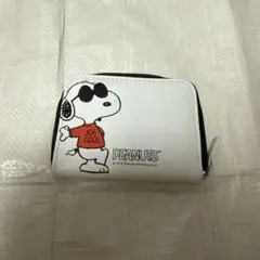 希少✨　SAZABY スヌーピー　コラボ　レザー調カードケース　コインケース