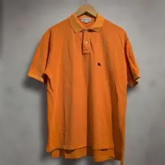 90s BURBERRYS ポロシャツ　バーバリー　オレンジ