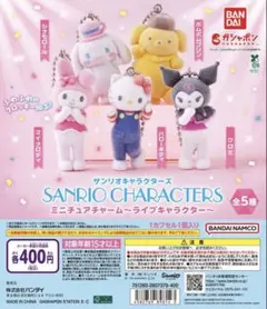 サンリオキャラクターズ ミニチュアチャーム 全5種セット