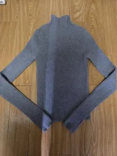 サムホール付きハイネックリブニットトップス[k9157c]