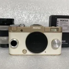 PENTAX Q-S1 ゴールド 2レンズ付き - メルカリ