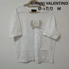 ヴィンテージ　GIANNI VALENTINO ホワイト Tシャツ Mのサムネイル