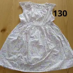 any FAM 花柄 半袖ワンピース 130