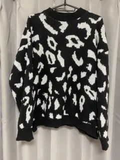 更に値下げ‼️ヒョウ柄 ニット M