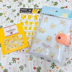 ポケモン　シールバインダー　シール帳　シールセット　ピカチュウ