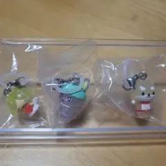 ジェオチャム　めじるしアクセサリー2 もこ&ちまた&まめちぃ　3体セット