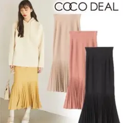 COCODEAL ココディール　プリーツ切替マーメイドスカート