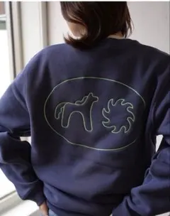 horse and the sun ネイビー スウェット