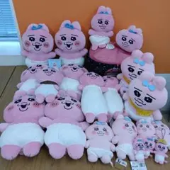 大量 タグ付 おぱんちゅうさぎ ぬいぐるみなど まとめ売り 23点※ばら売り不可